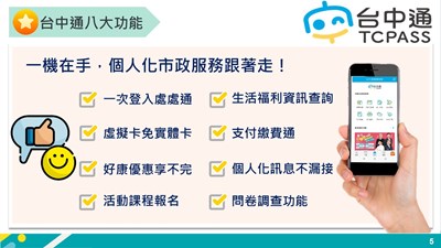 台中通八大功能
