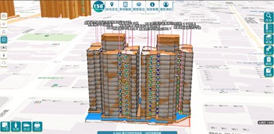 158plus空間資訊網三維建物模型展示畫面_0