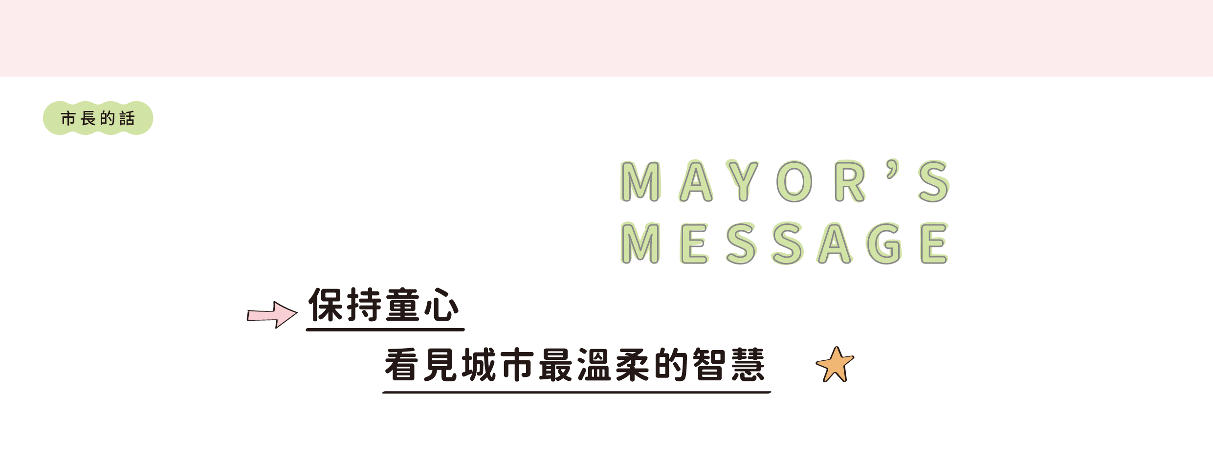 市長的話01